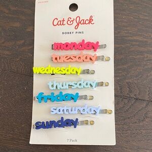 Cat & Jack Weekday Bobby Pins Set